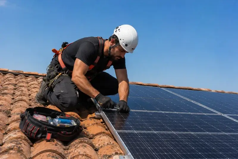 Maintenance et monitoring de panneaux solaires en Pyrenees Orientales