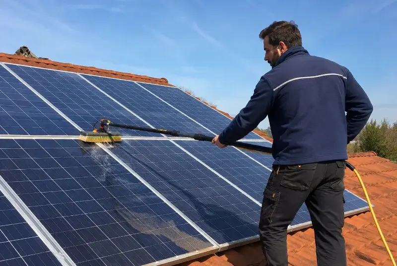Nettoyage et entretien de panneaux solaires en Pyrenees Orientales
